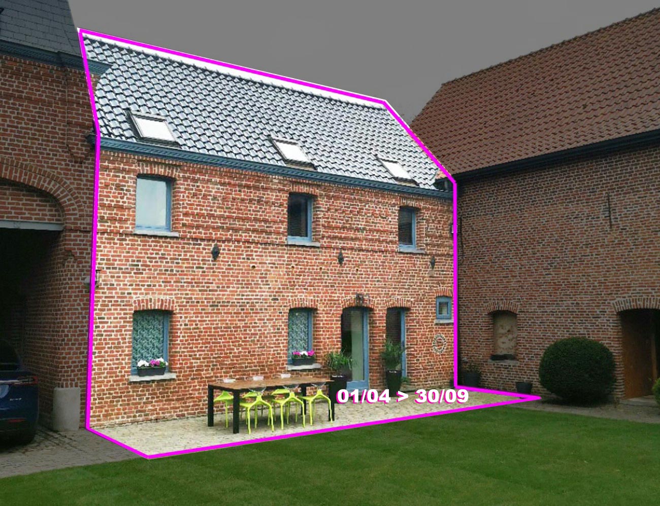 Logement de Vacances avec 3 Chambres à Louer à Tournai en Belgique